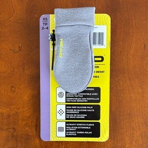 HEAD Gray Touchscreen Mittens